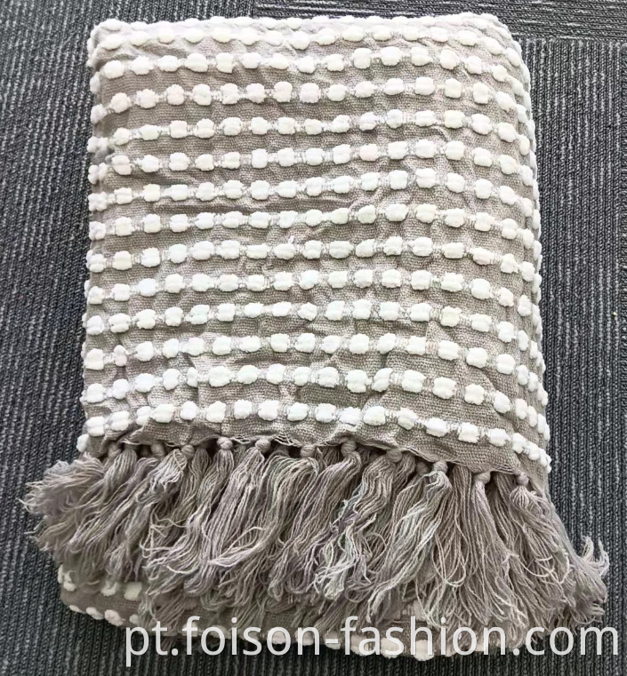 Hot Sale Tassel Big Winter Knit Throw Blanket1